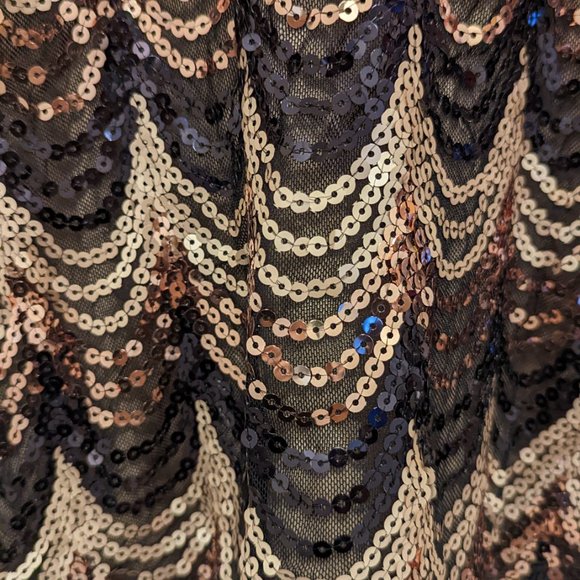 A'GACI Met Gold Mini Dress - Picture 5 of 16